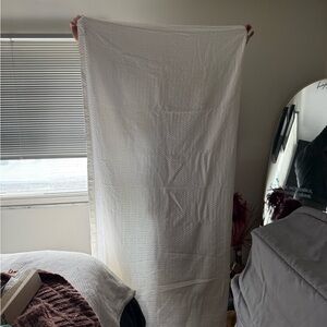 White Textured Fabric